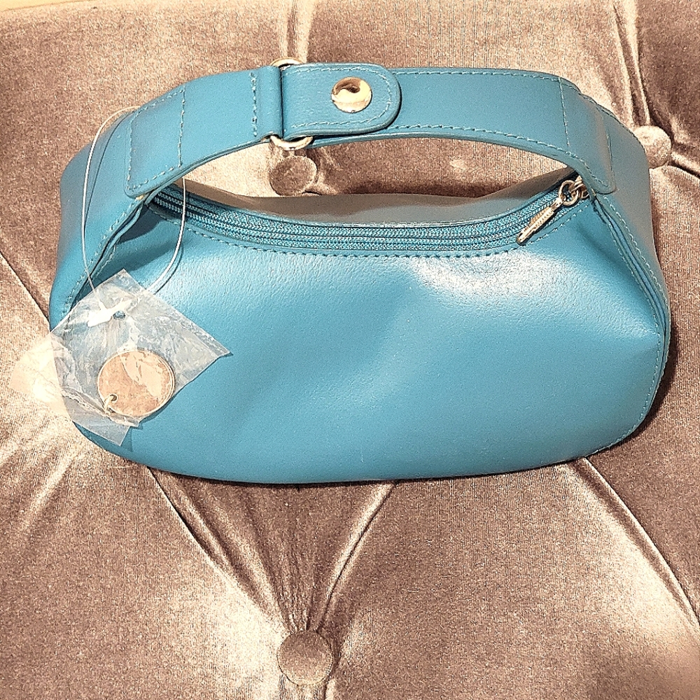 Mini Leather Handbag, NWT